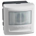 Датчик за движение PIR, 170°, обхват 8m @ h=1.2 модула, LED ≤ 100W, с ключ, без неутрала, 2 модула цвят Бял Light Now Bticino