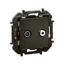 Розетка TV-SAT индивидуална 1.5dB цвят Черен Niloe New Legrand